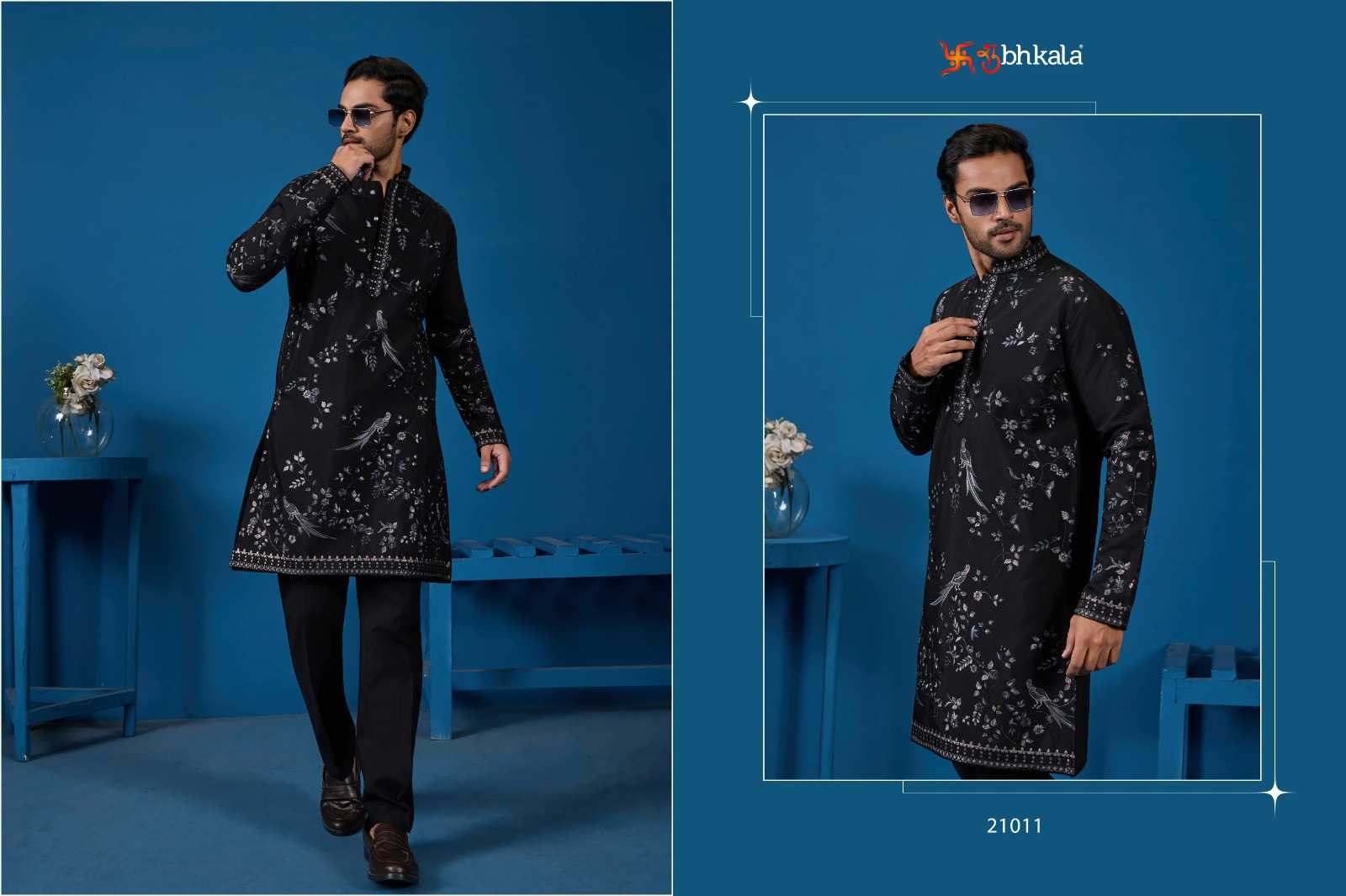 Ynf Viscose KESH481 SHUBHVASTRA CULTURE COUTURE 21011 Mens Wear Festive Collections Wholesale Mens Kurtas Silk Kurta Embroidered Kurta Pajama Manufacturer- Kapda Export