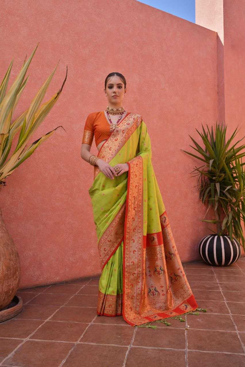 Ynf Banarasi Soft Silk KESH532 PAITHANI NISHA Silk Sarees Festive Collections Wholesale Banarasi Silk Sarees Paithani Sarees Gudi Padwa Collections Manufacturer- Kapda Export