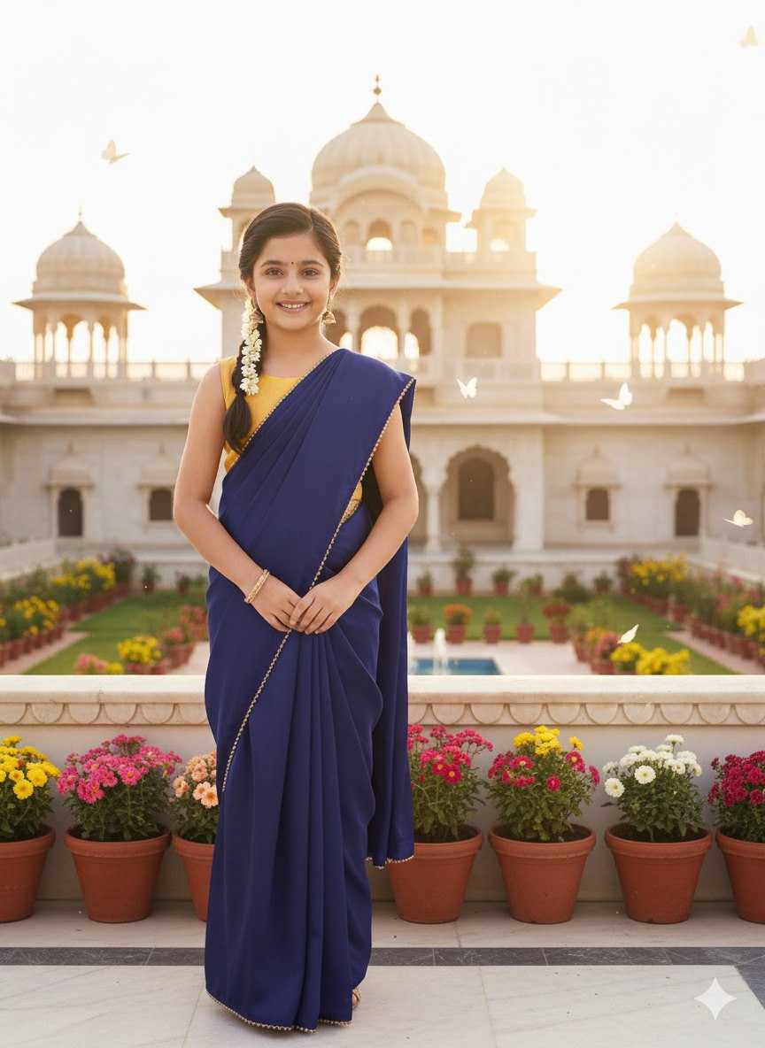 Ynf Banglori Silk KESH505 017 Kids Wear Wholesale Kids Saree Dress Kids Festive Wear Kids Party Wear Ethnic Manufacturer- Kapda Export