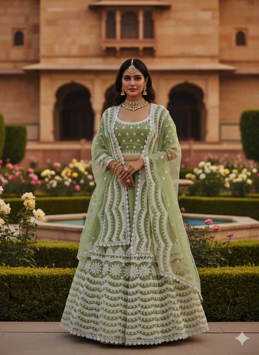 Ynf Butterfly Net KESH530 SENHORA PAHELI Lehengas Wholesale Fancy Lehenga Embroidered Lehenga Lehenga For Mehndi Sequins Lehenga Manufacturer- Kapda Export