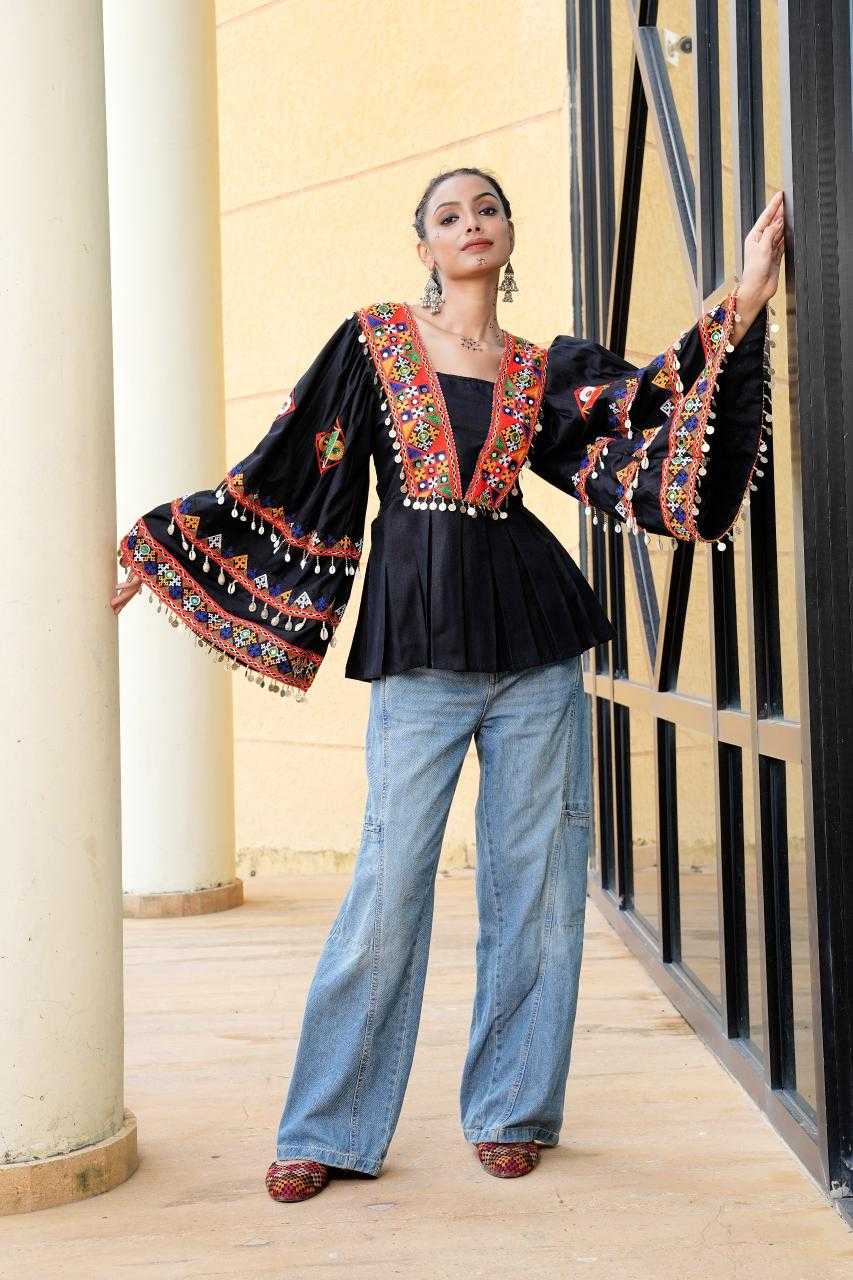 Ynf Cotton KESH643 41 Suits & Dresses Festive Collections Wholesale Embroidered Dresses Cotton Dresses Navratri Dresses Manufacturer- Kapda Export