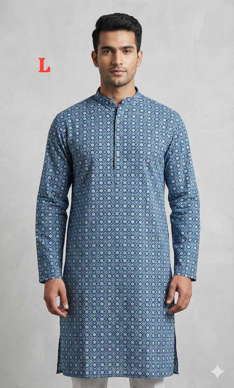 Ynf Cotton KESH650 THREAD Mens Wear Festive Collections Wholesale Mens Kurta Pyjama Men Cotton Kurta Men Wedding kurta Manufacturer- Kapda Export