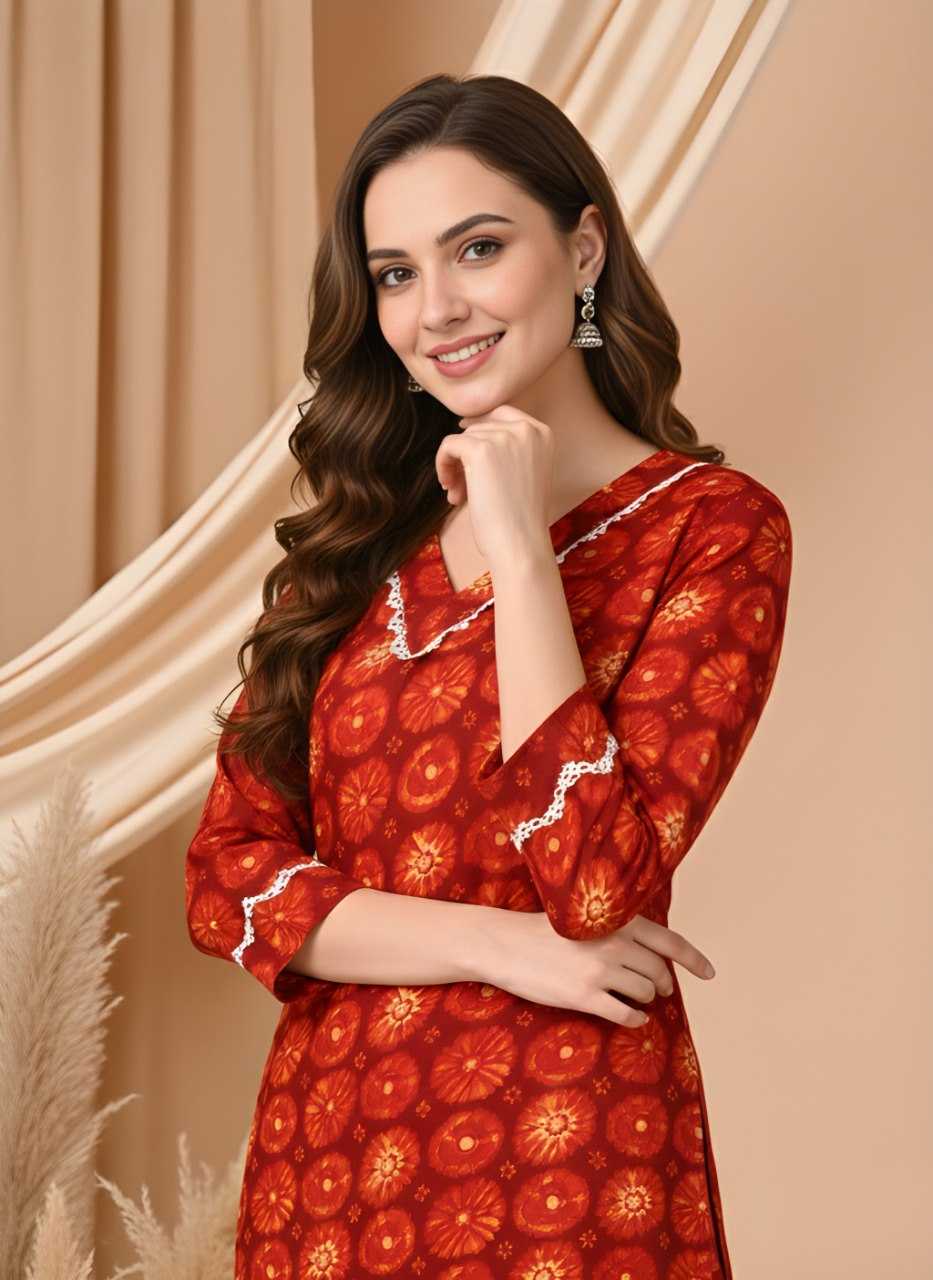 Ynf Delta Silk KESH559 732 Kurti Wholesale Festive Kurtis Printed Kurtis Gota Patti Kurtis Manufacturer- Kapda Export