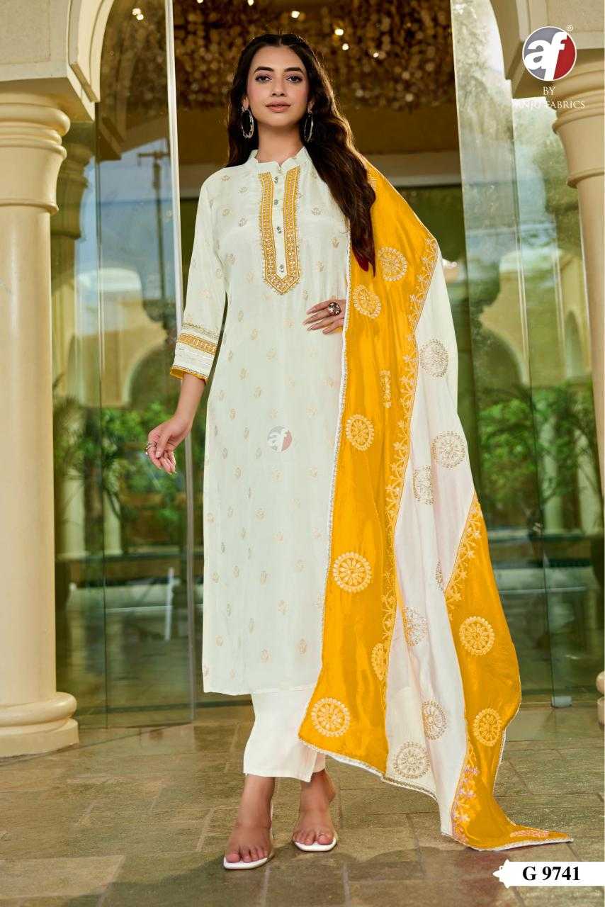 Ynf Dola Silk KESH530 ANUJ 9741 Kurti Wholesale Festive Kurtis Ethnic Kurtis White Kurtis Manufacturer- Kapda Export