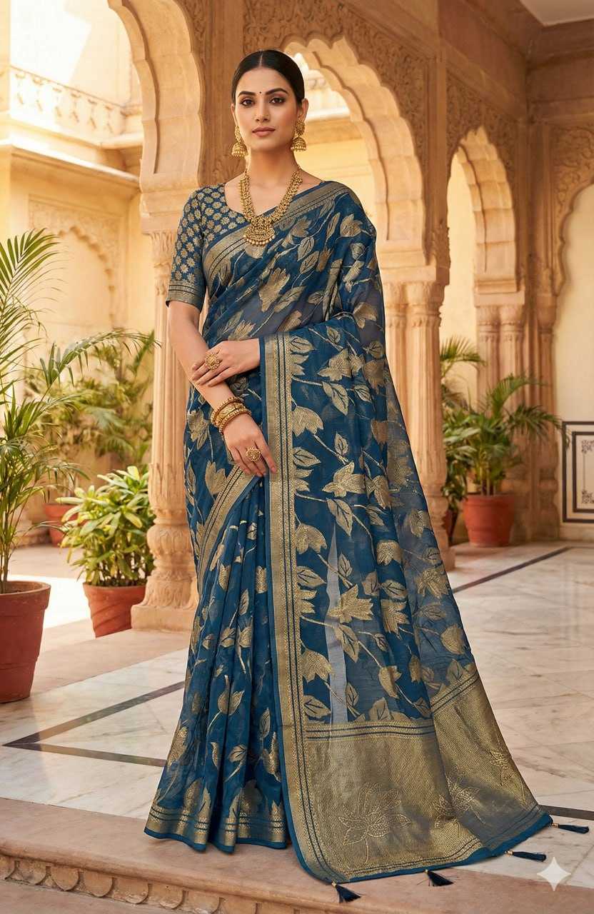 Ynf Dull Moss KESH441 Chandrakala 1 Sarees Wholesale Fancy Sarees Printed Sarees Brasso Sarees Manufacturer- Kapda Export