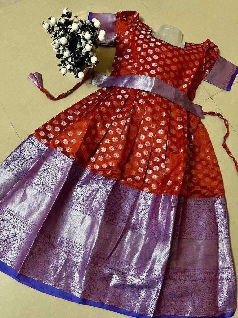Ynf Fancy KESH503 7801 Kids Wear Wholesale Kids Gown Kids Frocks Kids Party Wear Ethnic Manufacturer- Kapda Export