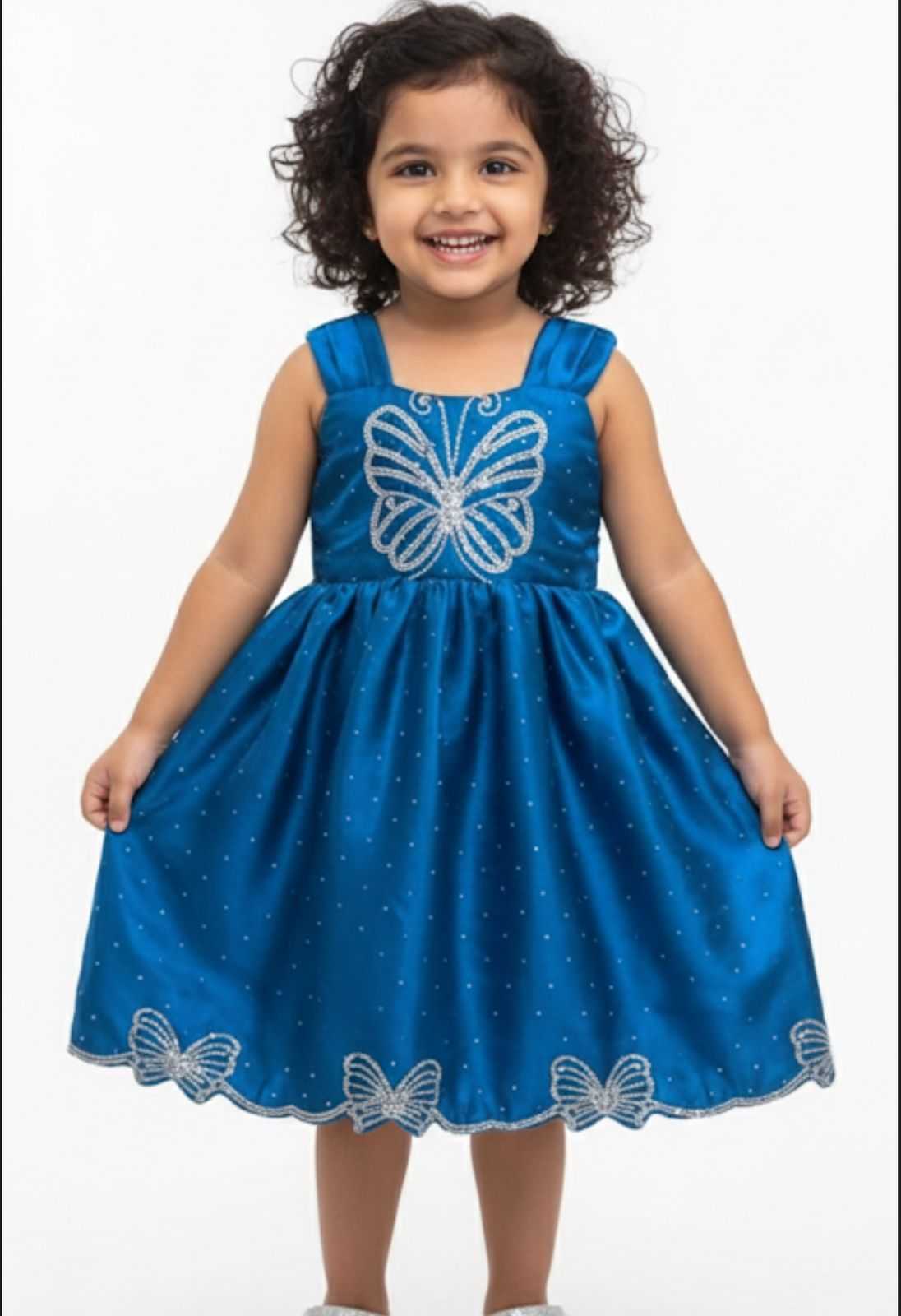 Ynf Fancy RIN235 Madhavi Kids Wear Wholesale Kids Gown Ethnic Dresses For Kids Kids Ethnic Gowns Manufacturer- Kapda Export