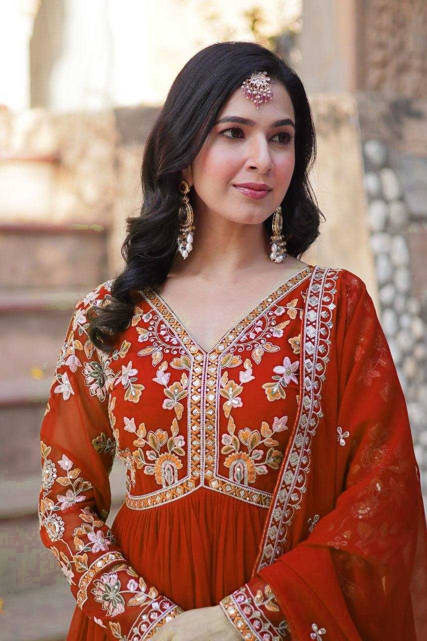 Ynf Faux Blooming KESH175 47 Gowns Wholesale Wedding Gown Bridal Gowns Party Wear Gowns Manufacturer- Kapda Export