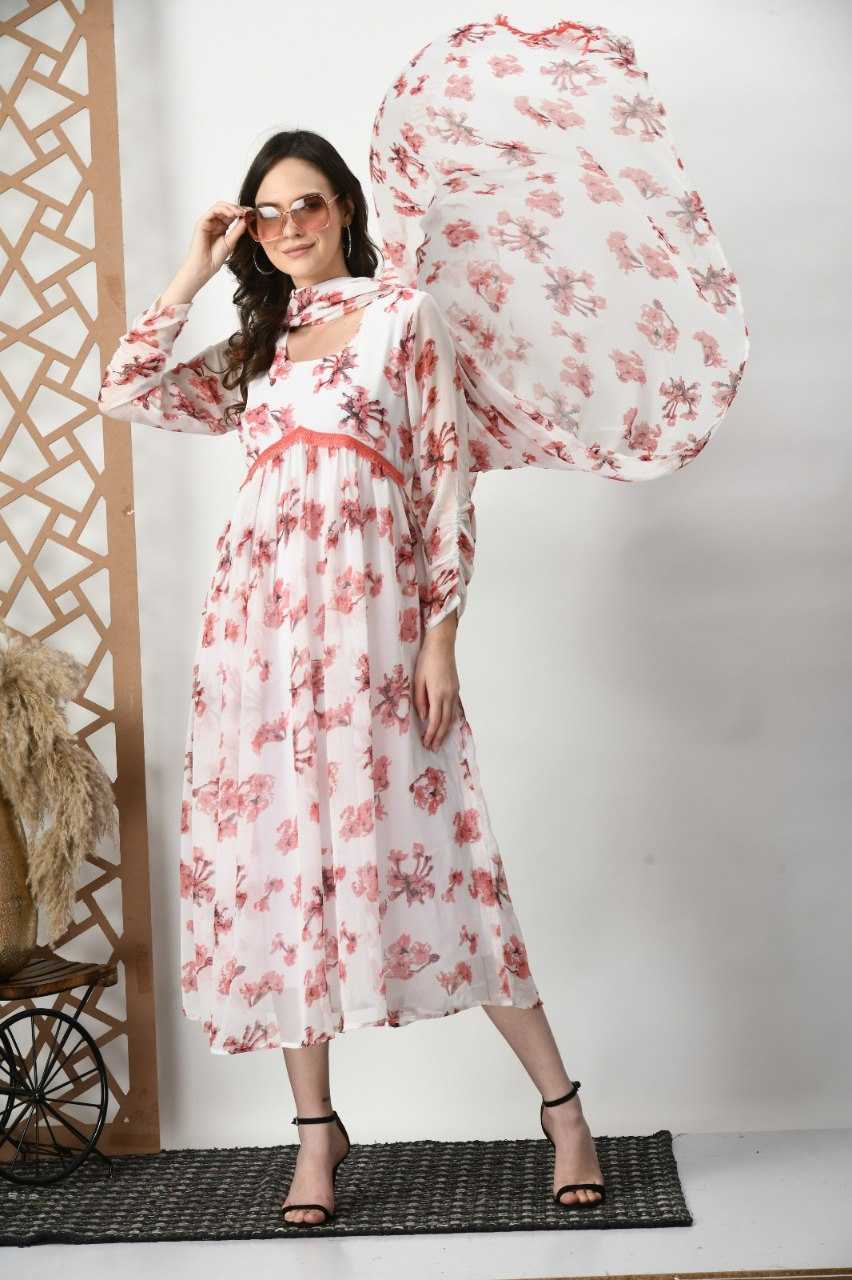 Ynf Georgette KESH559 368 Kurti Wholesale Party Wear Kurtis Designer Kurtis Printed Silk Kurti Manufacturer- Kapda Export