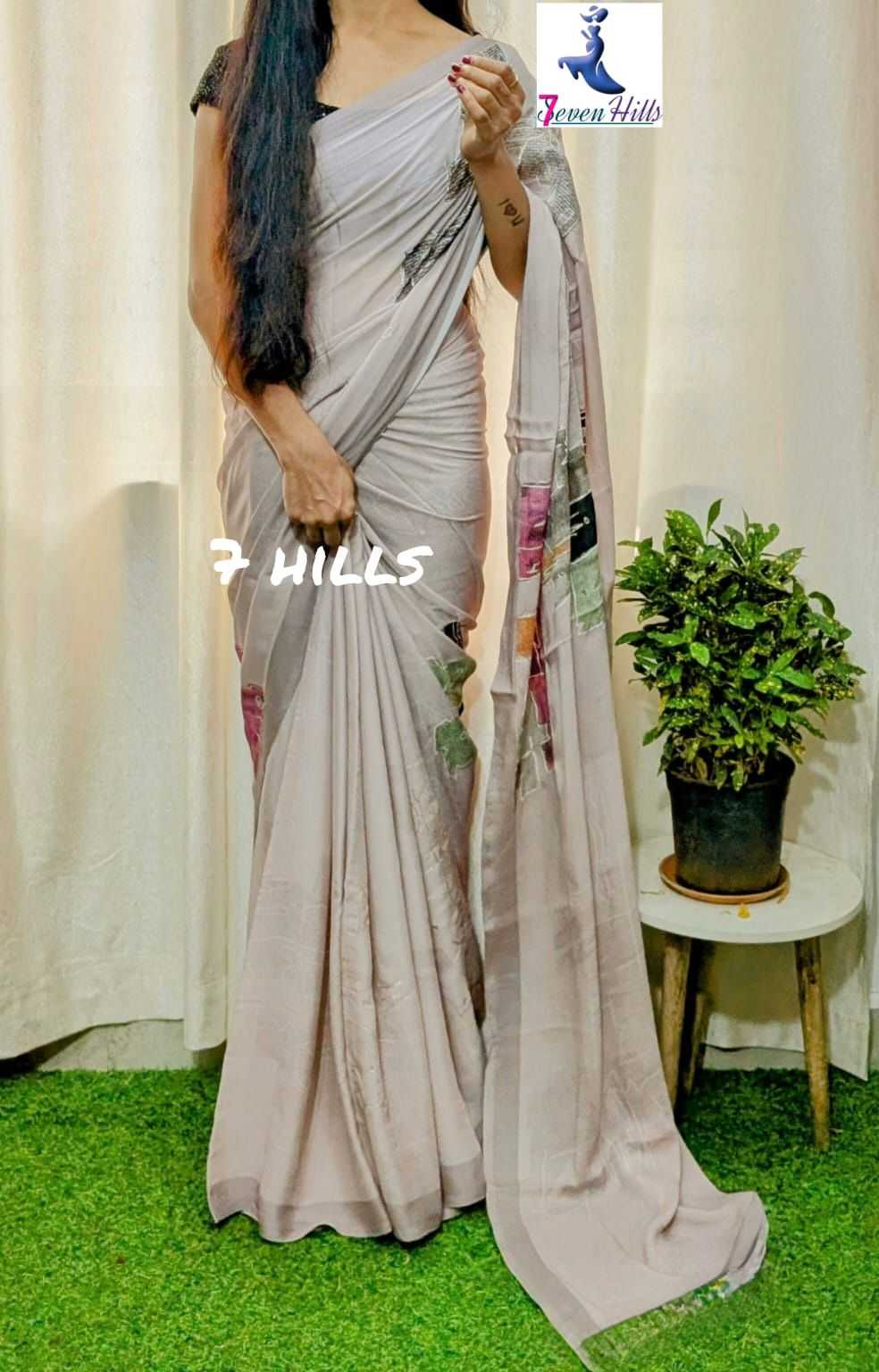 Ynf Georgette KESH575 Falguni Sarees Wholesale Party Wear Sarees Georgette Sarees Ladies Sarees Manufacturer- Kapda Export