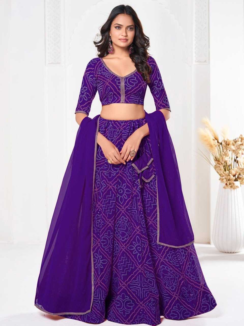 Ynf Georgette KESH643 1010330 Lehengas Wholesale Fancy Lehenga Printed Lehenga Simple Lehenga Manufacturer- Kapda Export