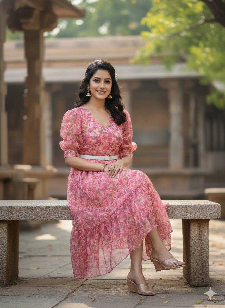 Ynf Imported KESH210 2435 Suits & Dresses Wholesale Designer Suits A-Line Dresses Midi Dresses Manufacturer- Kapda Export