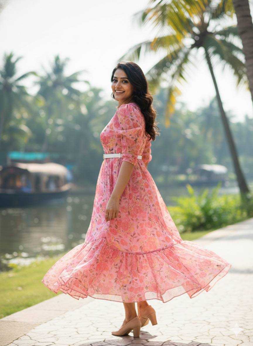 Ynf Imported KESH210 2437 Suits & Dresses Wholesale Party Wear Dresses A-Line Dresses Midi Dresses Manufacturer- Kapda Export