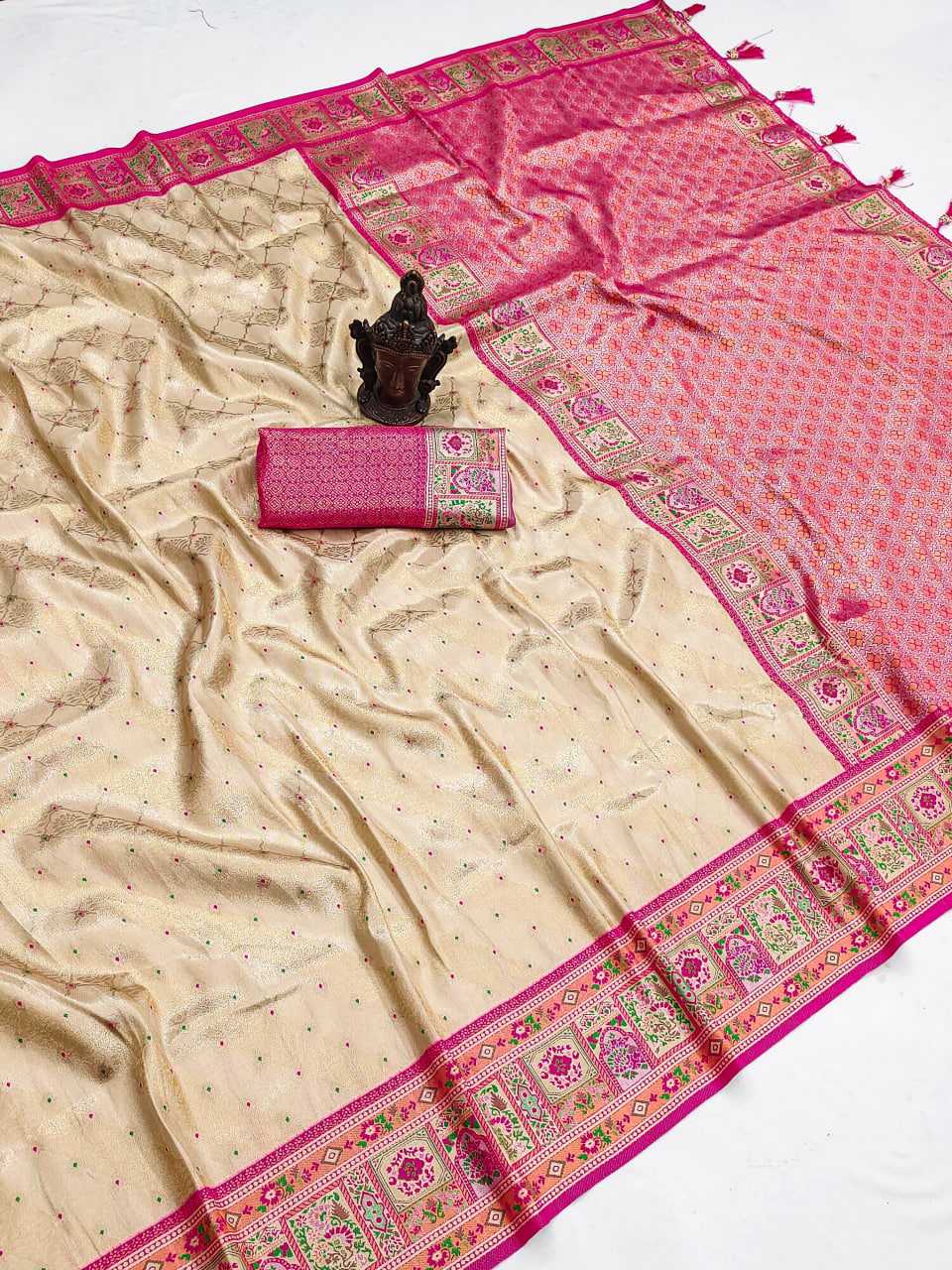 Ynf Kanjivaram Silk KESH634 neha Silk Sarees Wholesale Soft Silk Sarees Kanjivaram Silk Sarees Zari Border Silk Sarees Manufacturer- Kapda Export