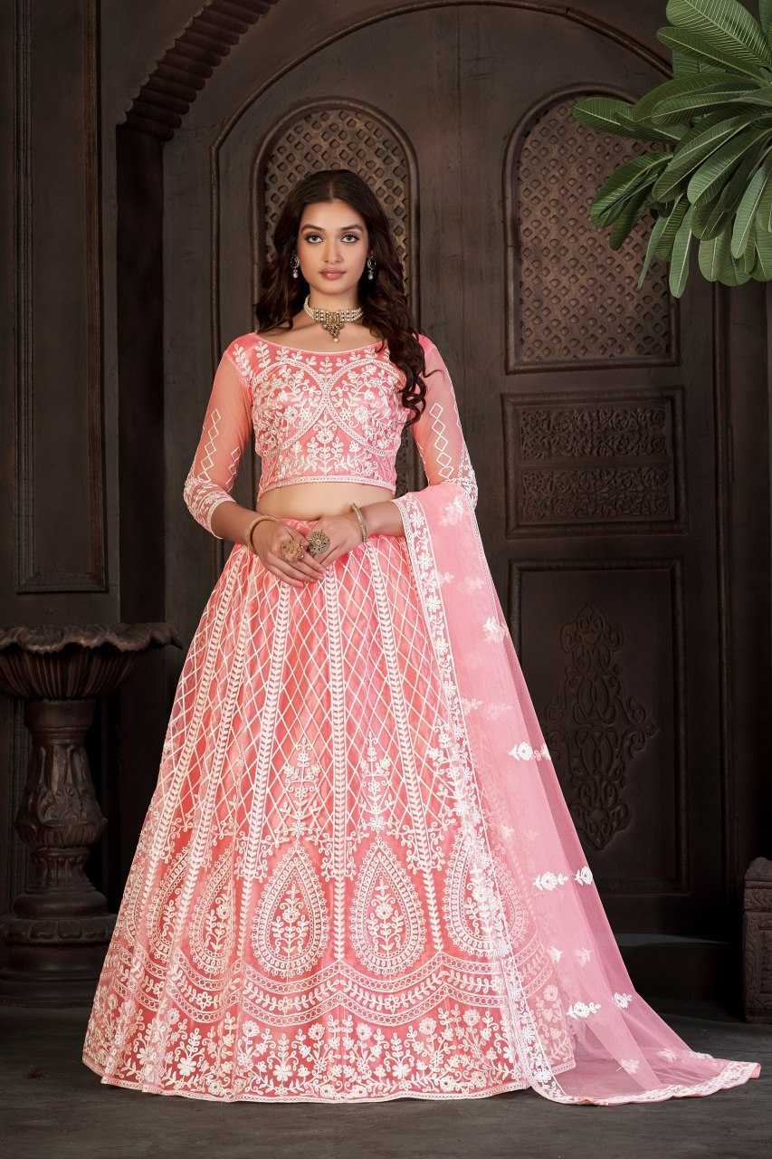 Ynf Net KESH643 1010294 Lehengas Wholesale Fancy Lehenga Embroidered Lehenga Chaniya Choli Sequins Lehenga Manufacturer- Kapda Export