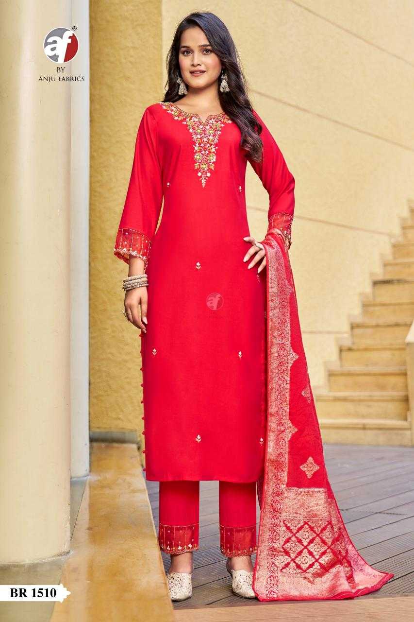 Ynf Silk KESH530 ANUJ 1510 Kurti Wholesale Festive Kurtis Party Wear Kurtis Red Kurtis Manufacturer- Kapda Export