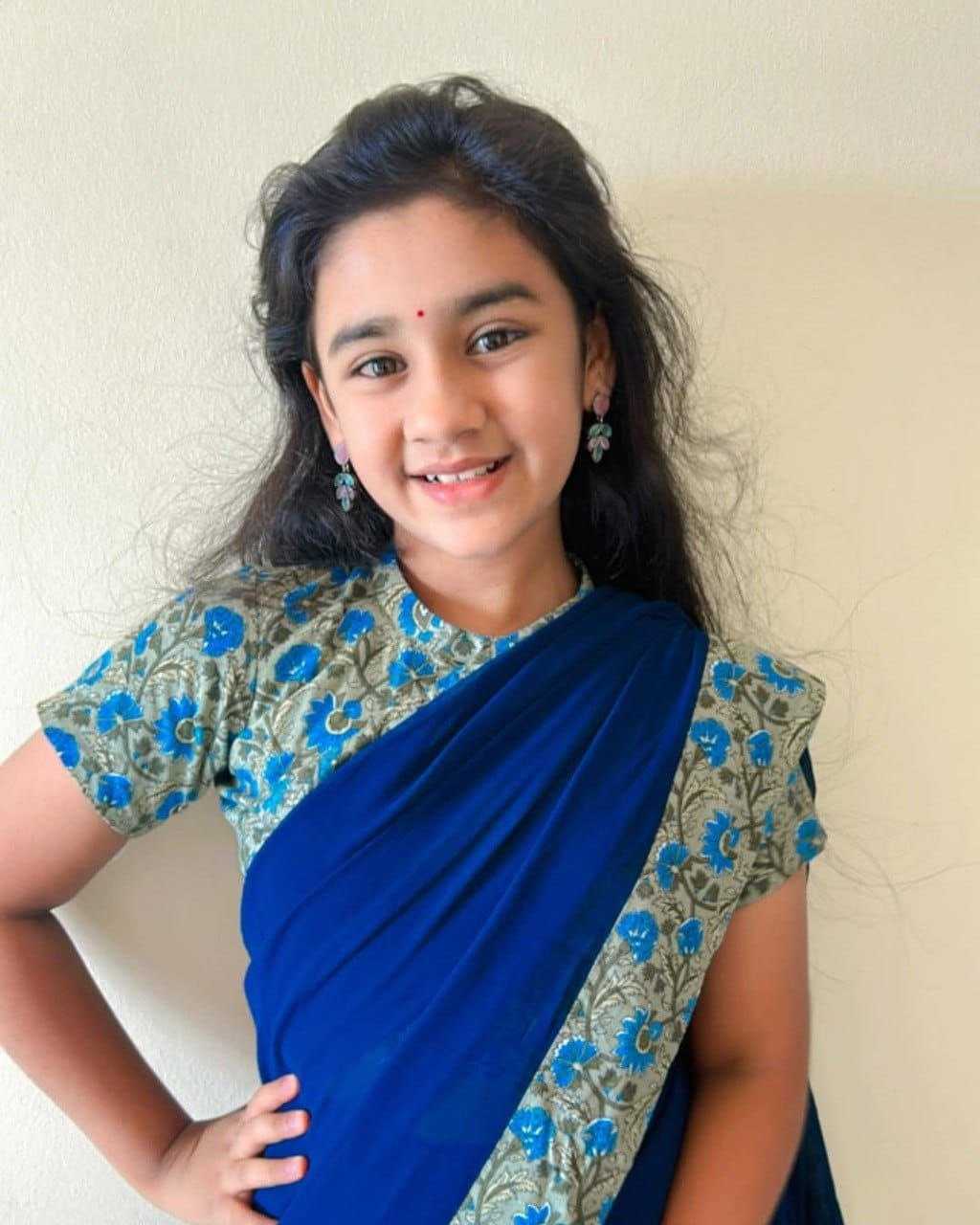 Ynf Soft Dola KESH505 002 Kids Wear Wholesale Kids Saree Dress Kids Festive Wear Kids Party Wear Ethnic Manufacturer- Kapda Export