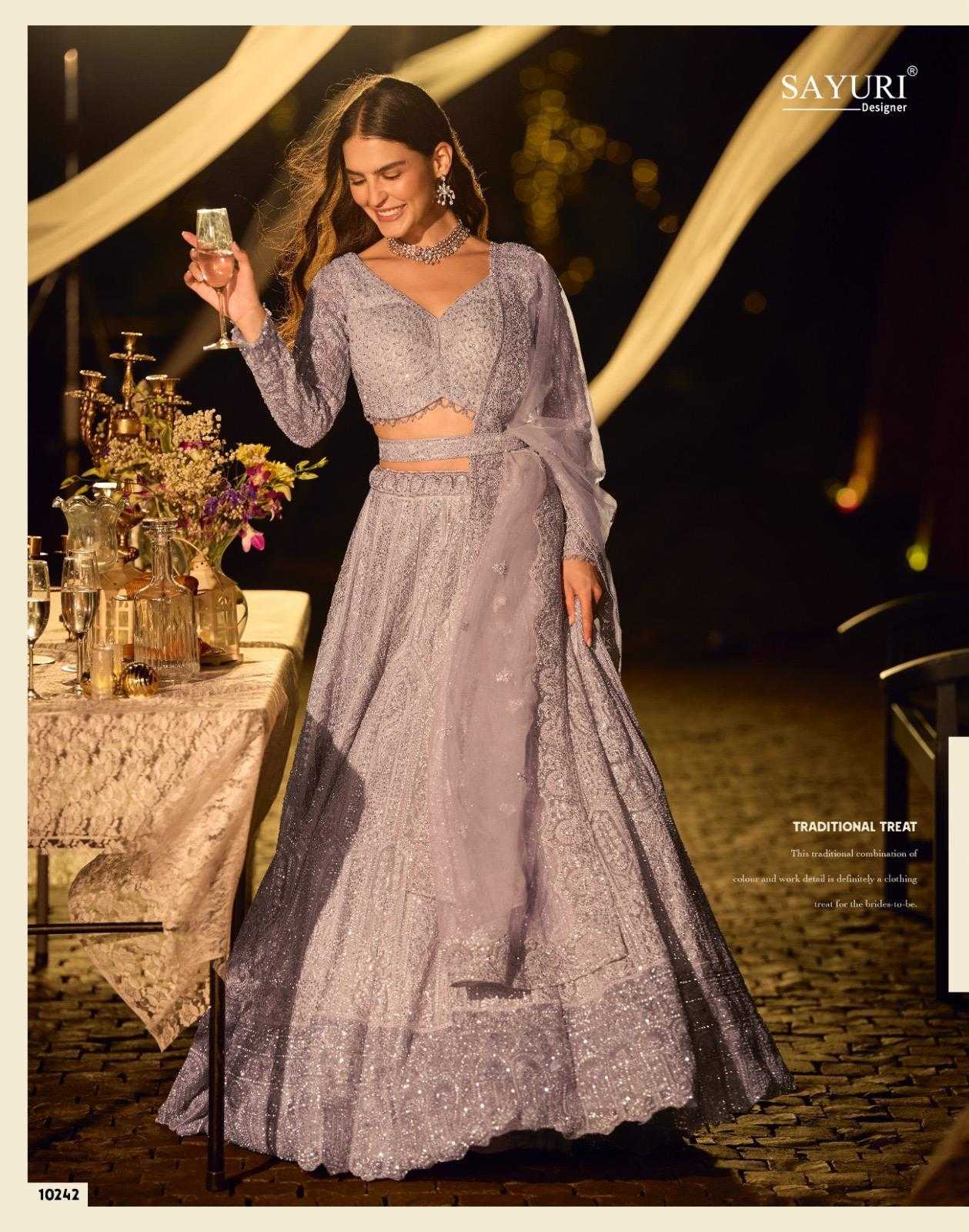 Ynf Soft Net KESH481 SAYURI RIYAASAT 10241 Lehengas Wholesale Designer Lehenga Wedding Lehenga Heavy Lehenga Manufacturer- Kapda Export