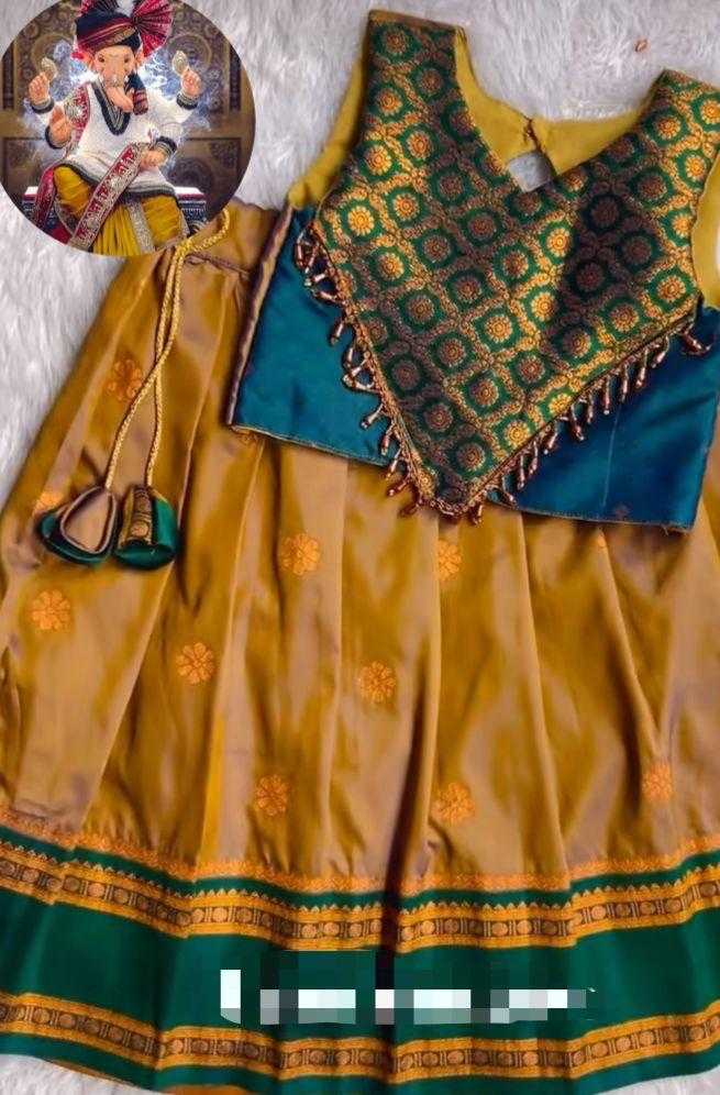 Ynf Soft Silk KESH503 8138 Kids Wear Wholesale Kids Traditional Outfits Kids Lehenga Choli Kids Navratri Outfits Manufacturer- Kapda Export