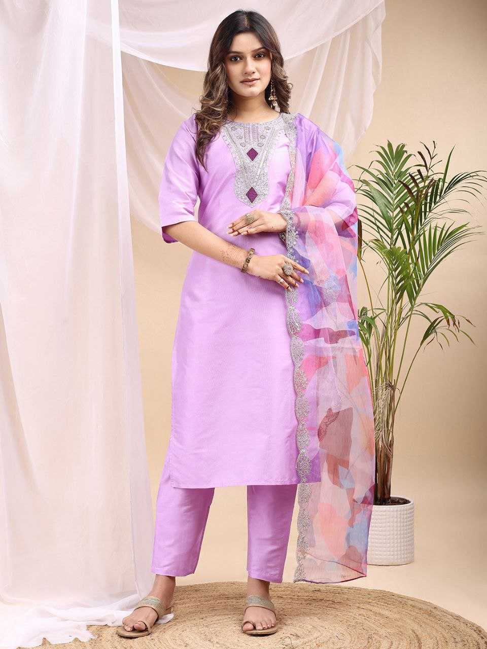 Ynf Soft Tapeta Silk KESH550 299 Suits & Dresses Festive Collections Wholesale Party Wear Dresses Embroidered Dresses Silk Dresses Manufacturer- Kapda Export