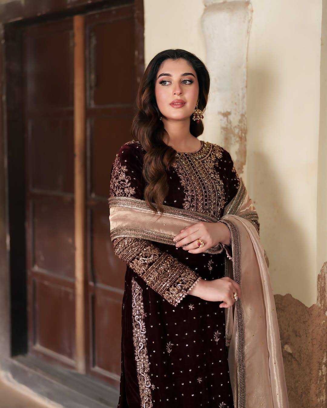 Ynf Velvet KESH492 1430 Suits & Dresses Wholesale Bridal Suits Designer Suits Long Kurti Suits Manufacturer- Kapda Export