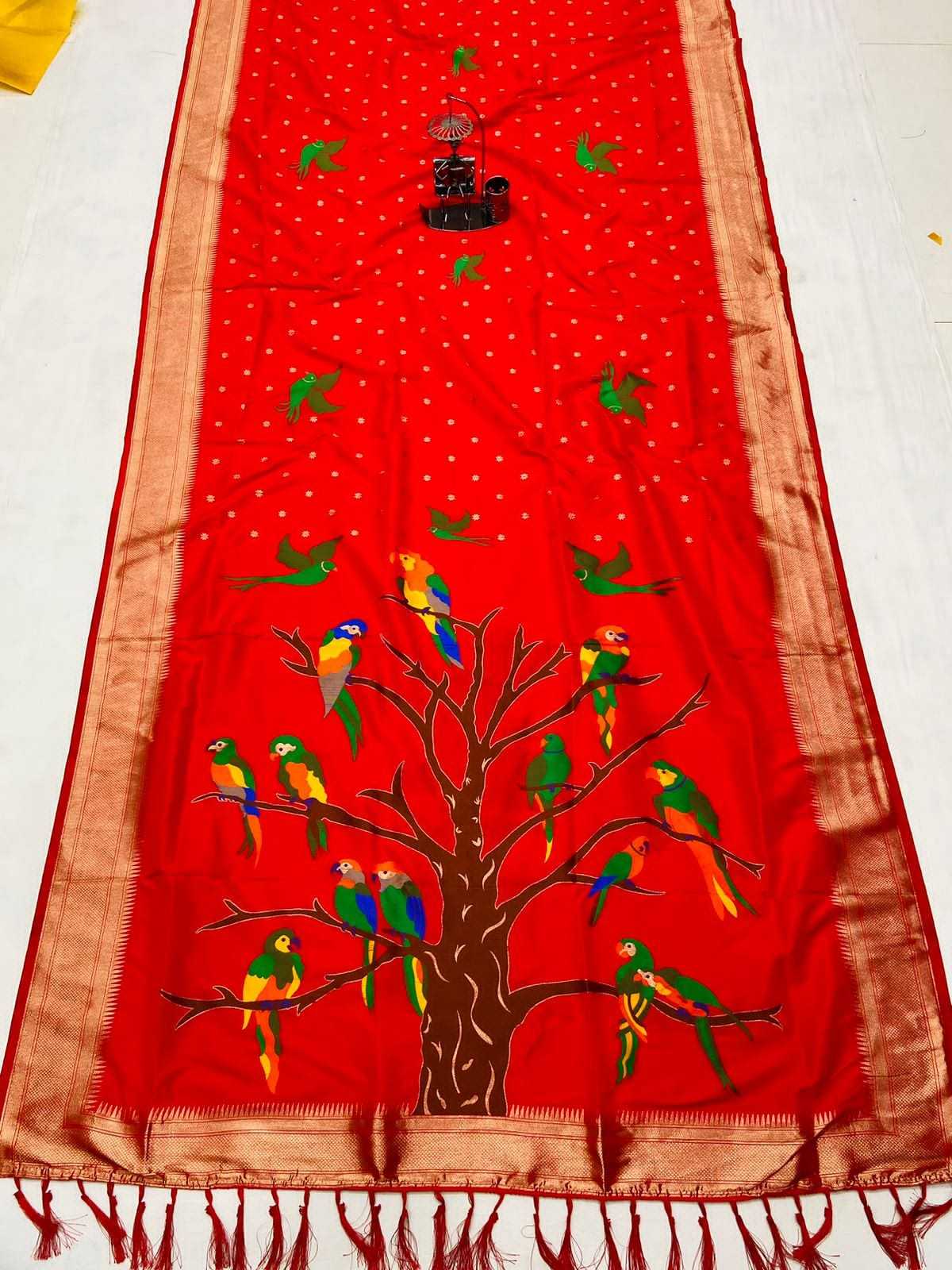 Ynf Banarasi Soft Silk KESH663 HYCROSS Sarees Wholesale Printed Sarees Zari Border Sarees Golden Sarees Manufacturer- Kapda Export