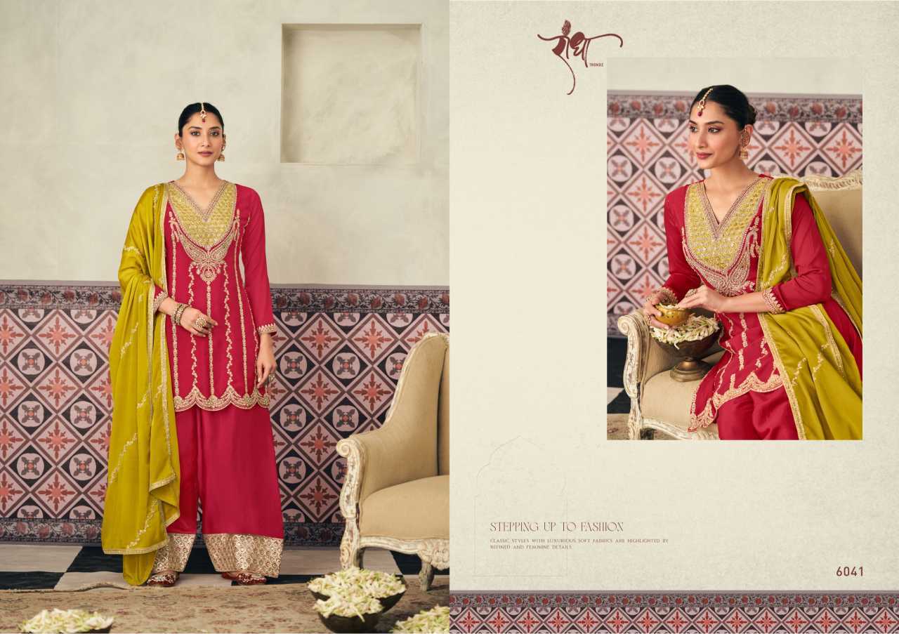 Ynf Blooming Chinon KESH587 RADHA _HEER Suits & Dresses Wholesale Ladies Suits Punjabi Suit Ethnic Dresses Manufacturer- Kapda Export