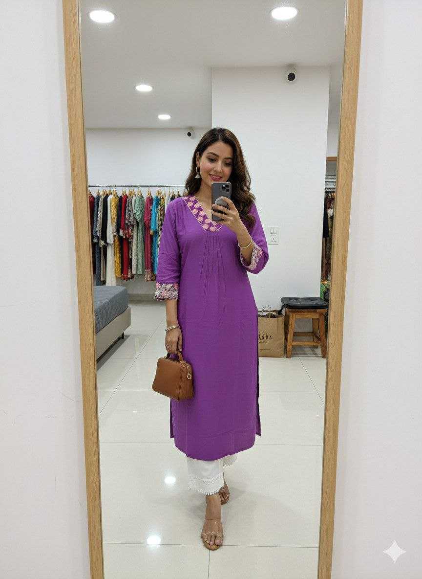 Ynf Chanderi Silk KESH651 1298 Kurti Wholesale Casual Kurtis Embroidered Kurtis Silk Kurtis Manufacturer- Kapda Export