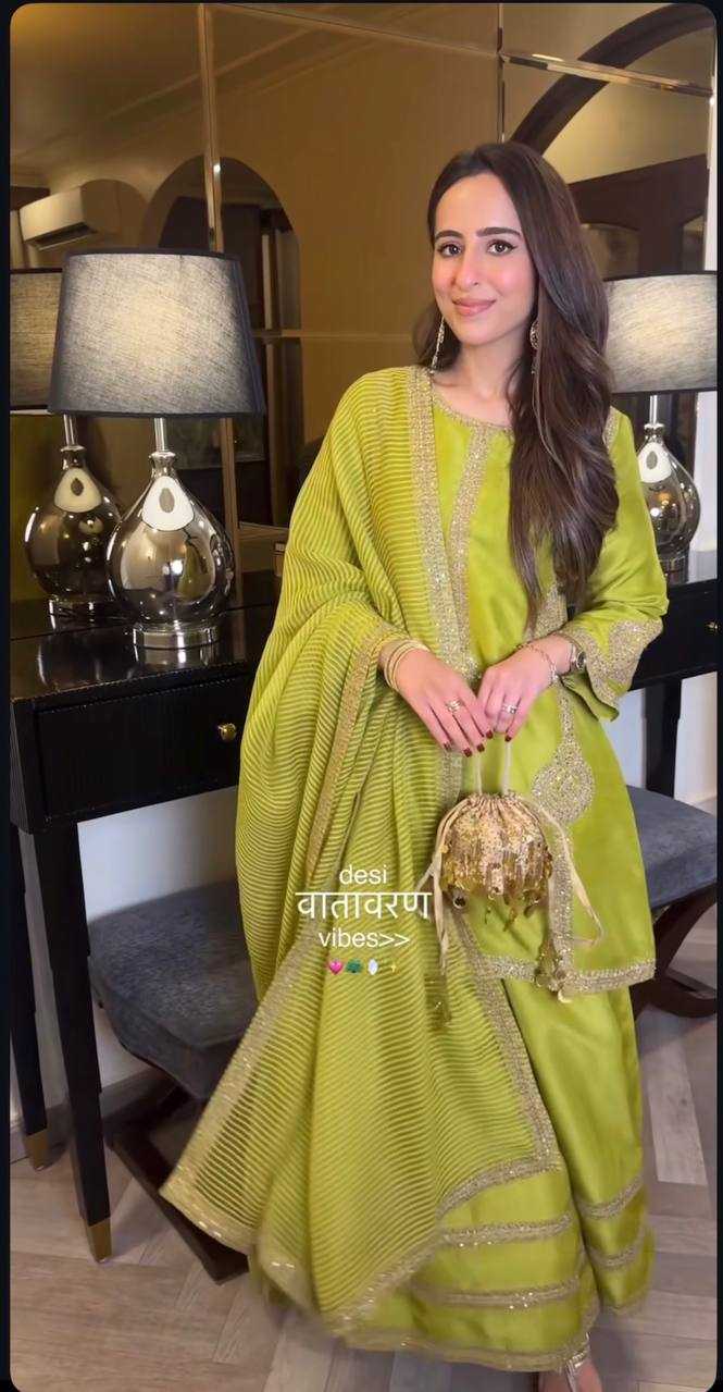 Ynf Chinon Silk RIN213 328 Suits & Dresses Wholesale Palazzo Suit Wedding Suits Zari Work Suit Manufacturer- Kapda Export