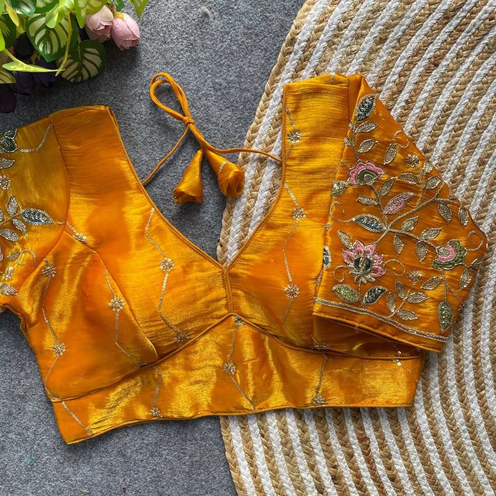 Ynf Cotton KESH411 Multi Sequence Readymade Blouses Wholesale Designer Blouse Party Wear Blouse Fashion Blouse Manufacturer- Kapda Export