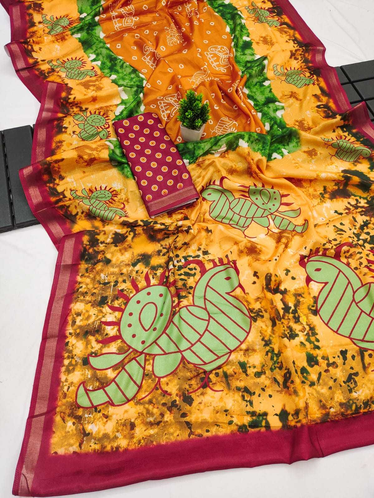 Ynf Cotton KESH575 Dimple Sarees Wholesale Plain Sarees Zari Sarees Bandhani Sarees Manufacturer- Kapda Export