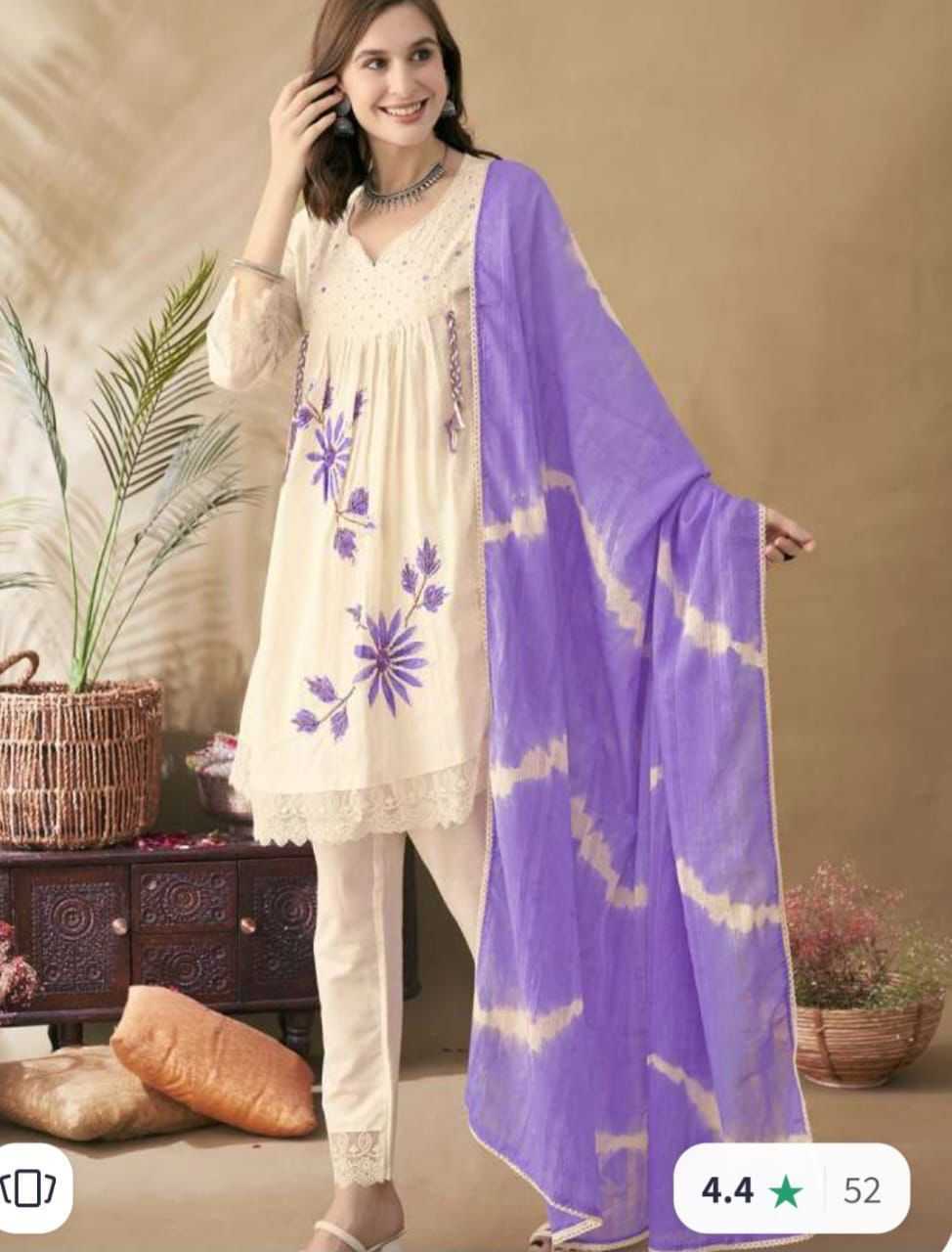 Ynf Cotton KESH684 DEVA Kurti Wholesale Party Wear Kurtis Designer Kurtis White Kurtis Manufacturer- Kapda Export