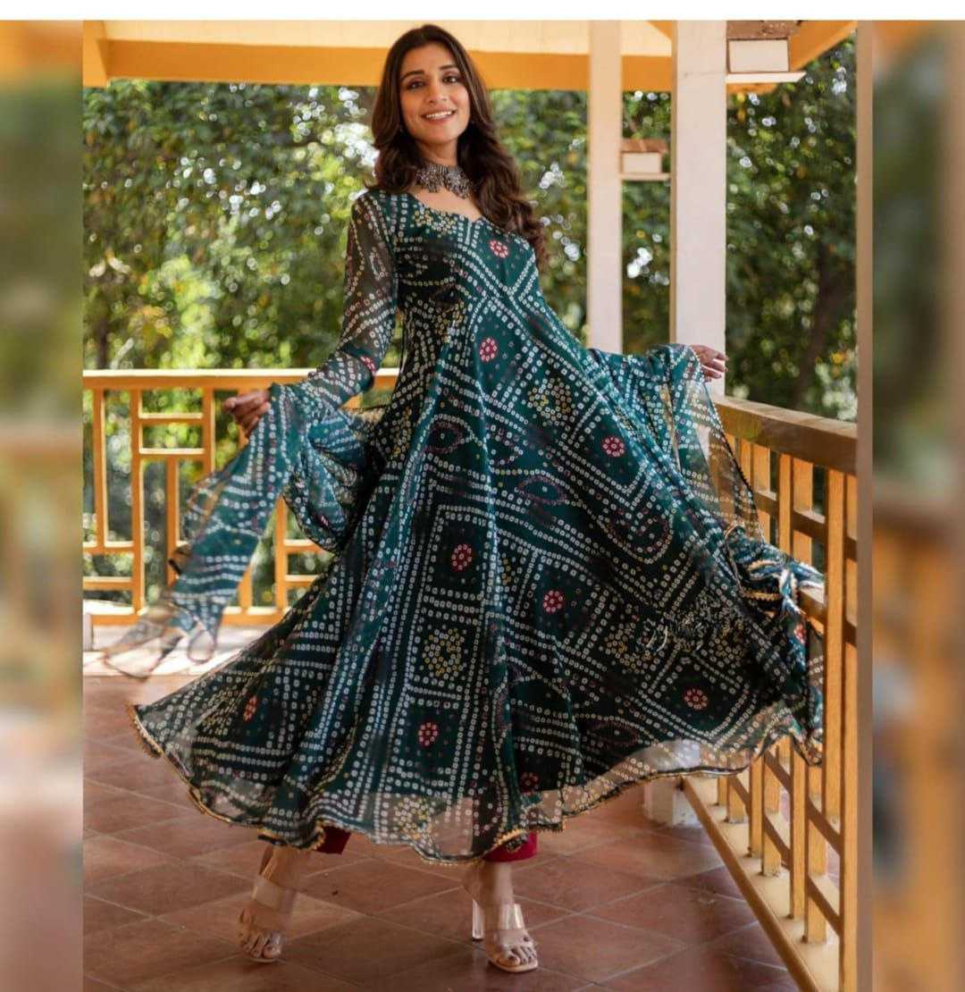 Ynf Delta Silk KESH559 345 Suits & Dresses Festive Collections Wholesale Bandhani Suits Printed Dresses Eid Collections Manufacturer- Kapda Export