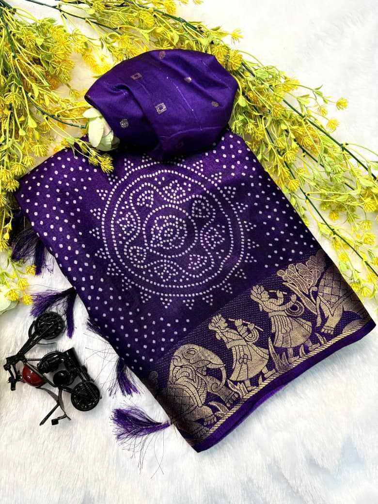 Ynf Dola Silk KESH573 SIQVANC Sarees Wholesale Printed Sarees Bandhani Sarees Orange Sarees Manufacturer- Kapda Export