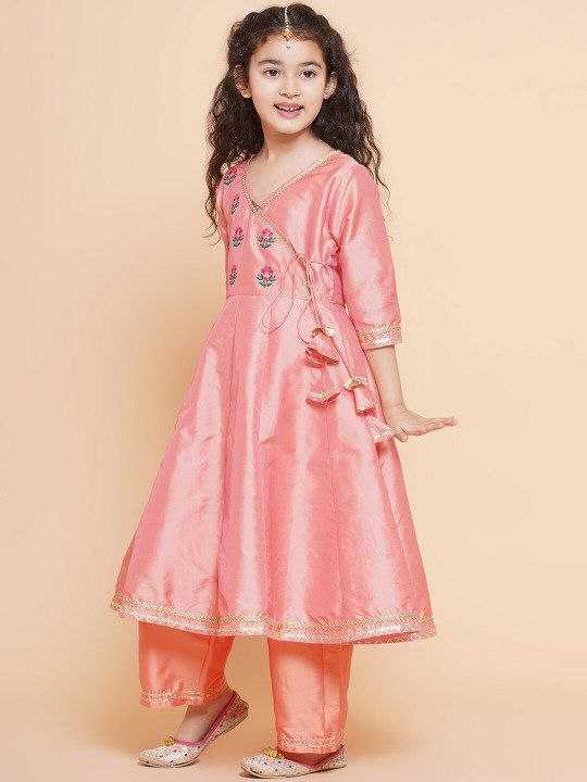 Ynf Fancy KESH461 173 Kids Wear Wholesale Girls Kurti Kids Traditional Outfits Kids Festive Wear Manufacturer- Kapda Export