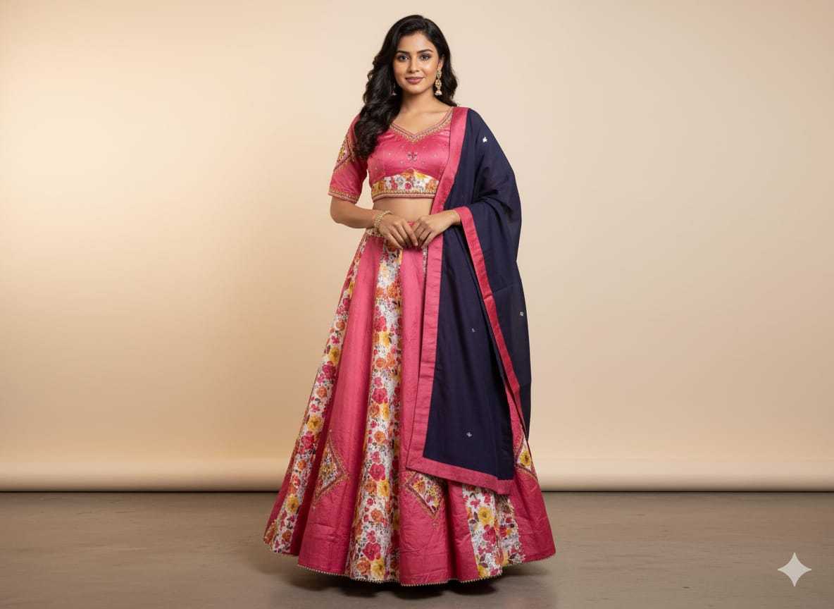 Ynf Fancy KESH711 10 Lehengas Wholesale Wedding Lehenga Floral Lehenga Pink Lehenga Manufacturer- Kapda Export