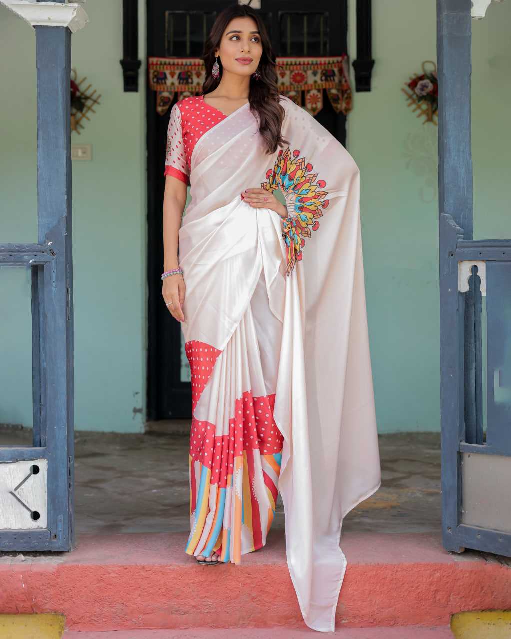 Ynf Fancy KESH719 133 Sarees Wholesale Ruffle Sarees Traditional Sarees Festive Sarees Manufacturer- Kapda Export