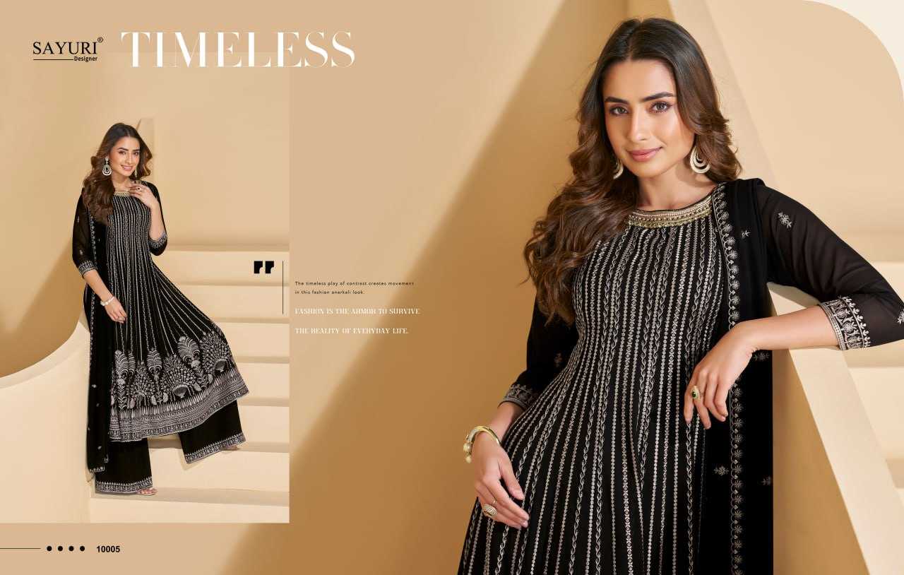 Ynf Faux Georgette KESH704 SAYURI SARA 10005 Kurti Wholesale Workwear Kurtis Festive Kurtis Georgette Kurtis Manufacturer- Kapda Export