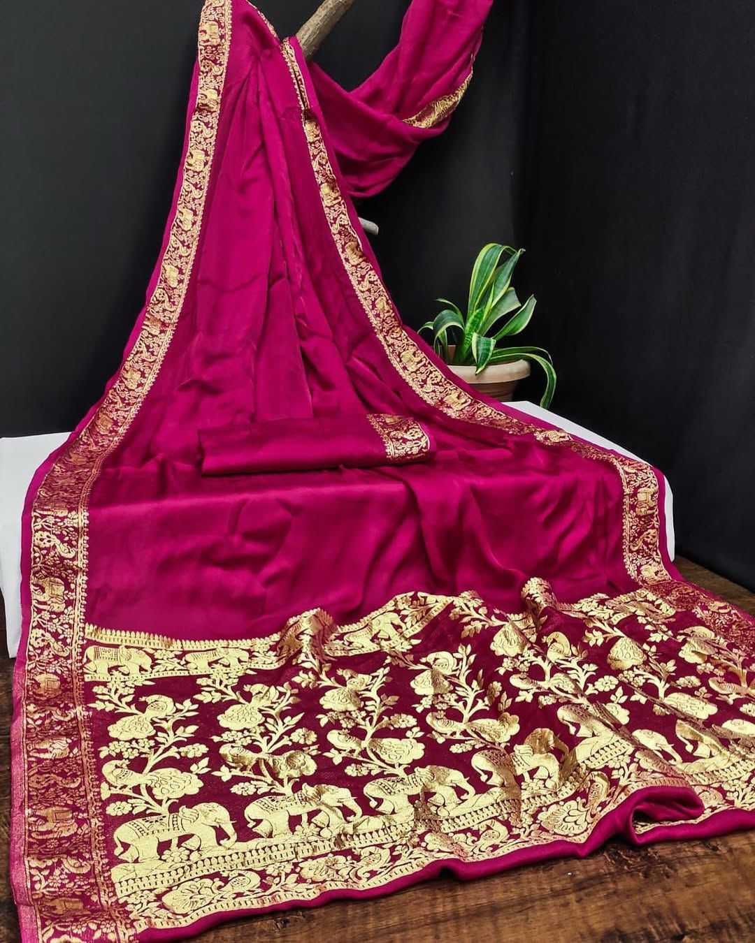 Ynf Gajji Silk KESH576 225 Sarees Festive Collections Wholesale Plain Sarees Silk Sarees Sarees With Blouse Manufacturer- Kapda Export