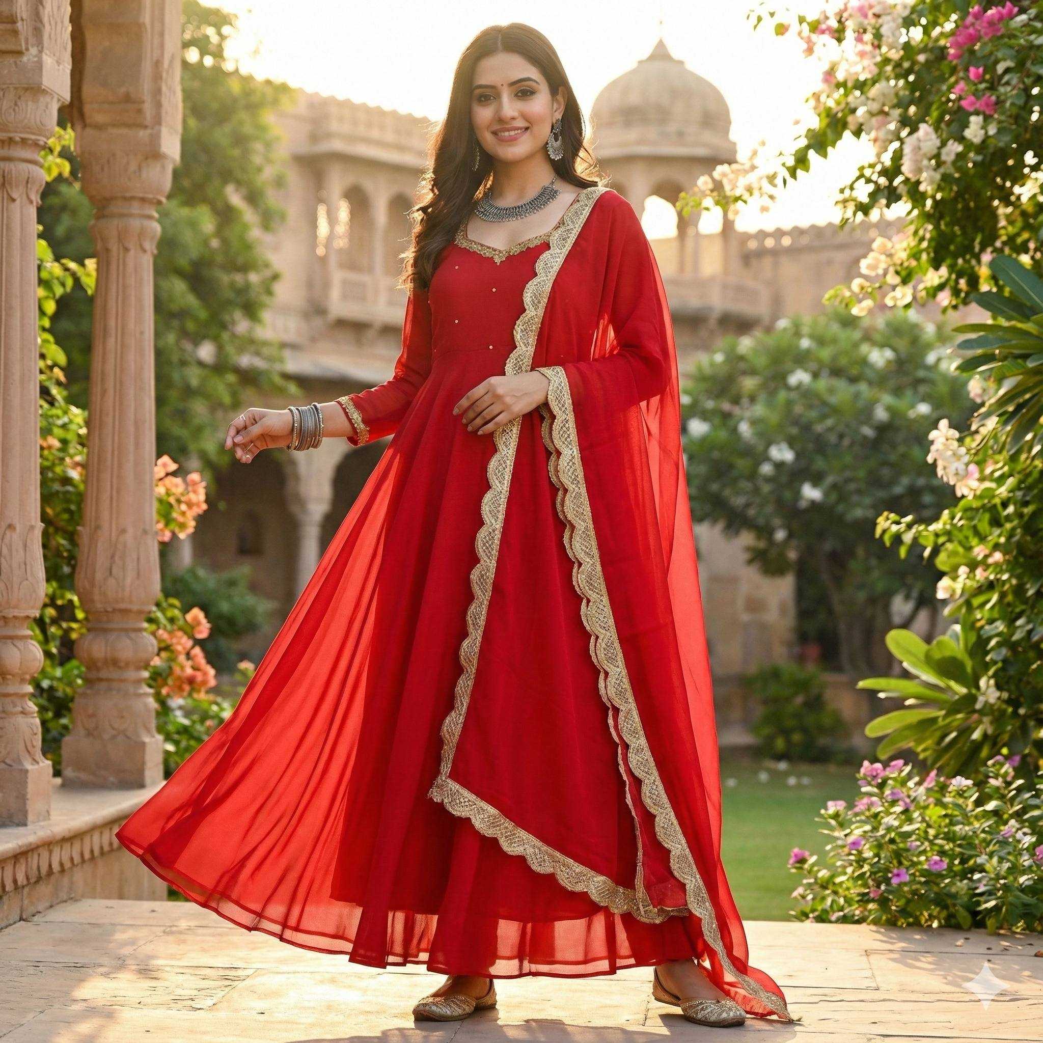 Ynf Georgette KESH210 2470 Suits & Dresses Wholesale Party Wear Dresses Ethnic Dresses Anarkali Dresses Manufacturer- Kapda Export