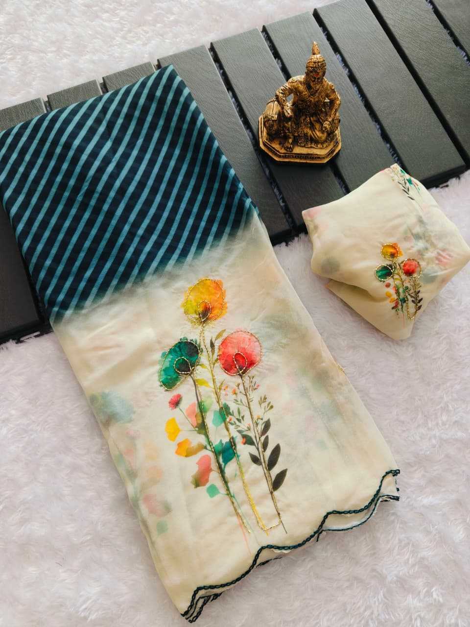 Ynf Georgette KESH673 LEHERIYA Sarees Wholesale Georgette Sarees Leheriya Sarees Work Sarees Manufacturer- Kapda Export