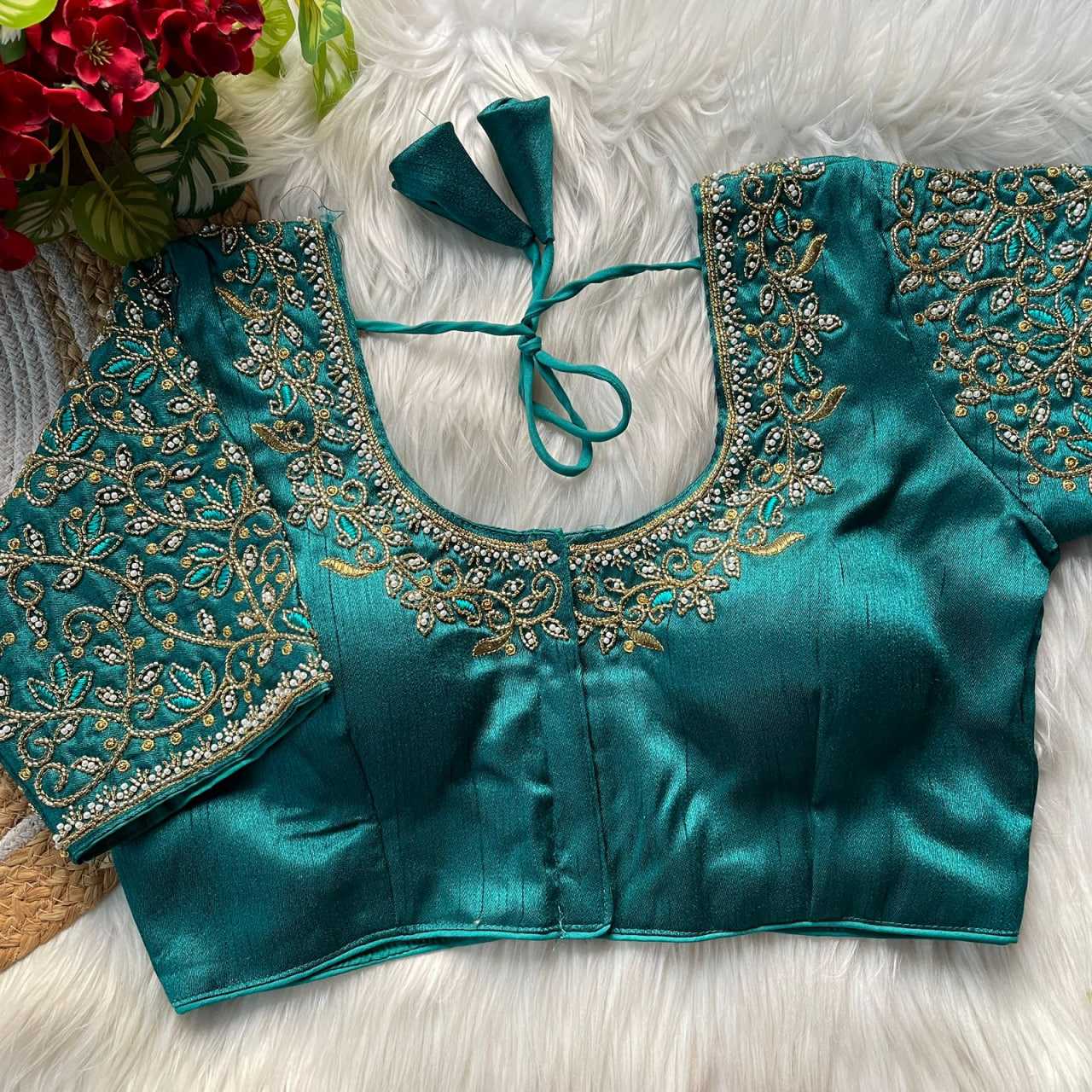 Ynf Heavy Roman Silk KESH426 159 Readymade Blouses Wedding Collections Wholesale Designer Blouse Party Wear Blouse Silk Blouse Manufacturer- Kapda Export