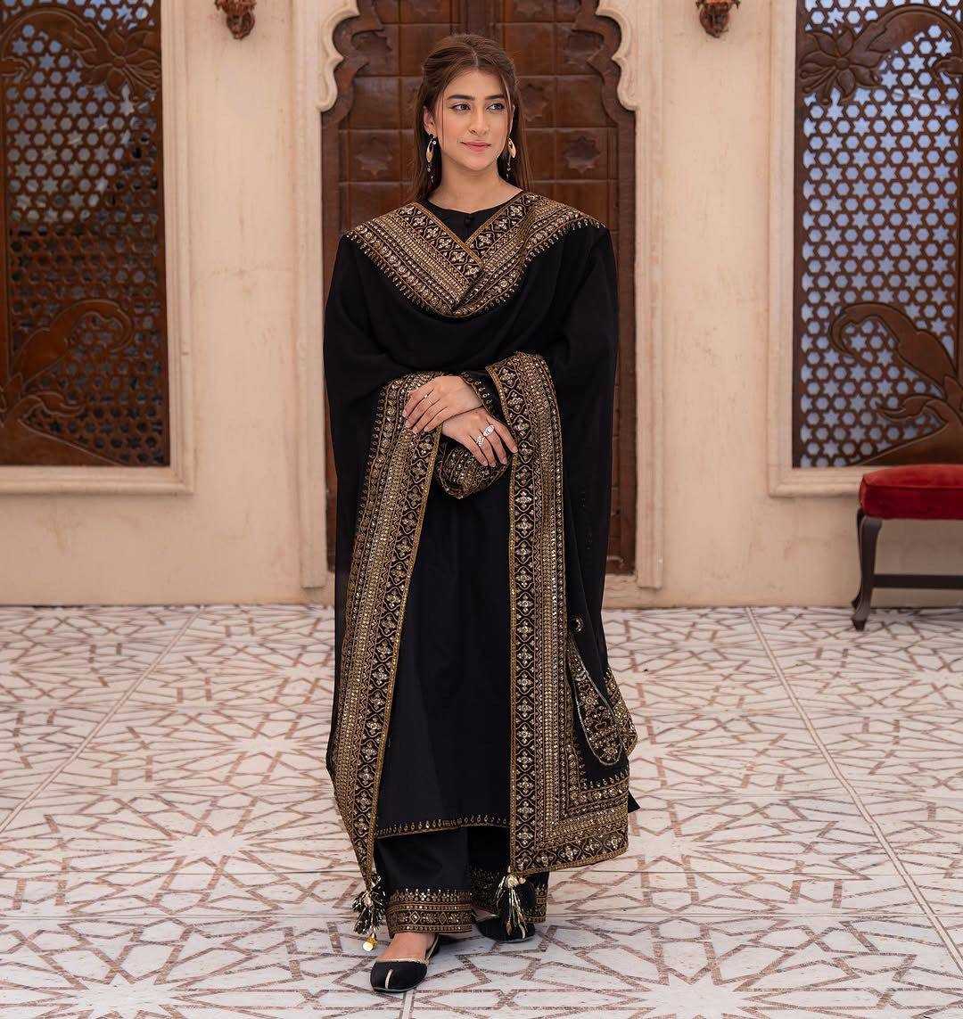 Ynf Heavy Roman Silk RIN214 237 Suits & Dresses Festive Collections Wholesale Kashmiri Suits Embroidery Suits Eid Collections Manufacturer- Kapda Export