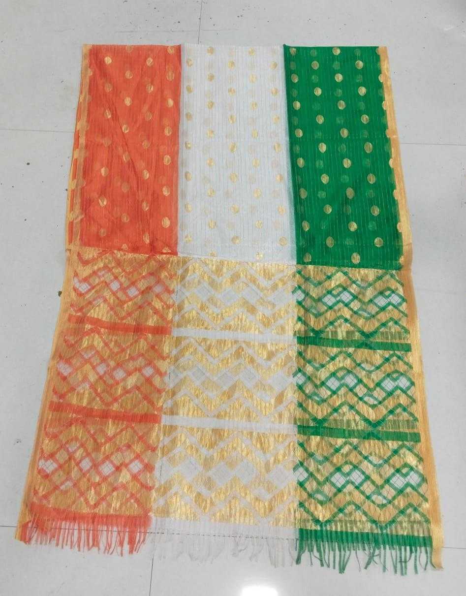 Ynf Jacquard KESH482 TIRANGA Duppatas Wholesale Gajji Modal Dupattas Printed Duppata Net Duppata Manufacturer- Kapda Export