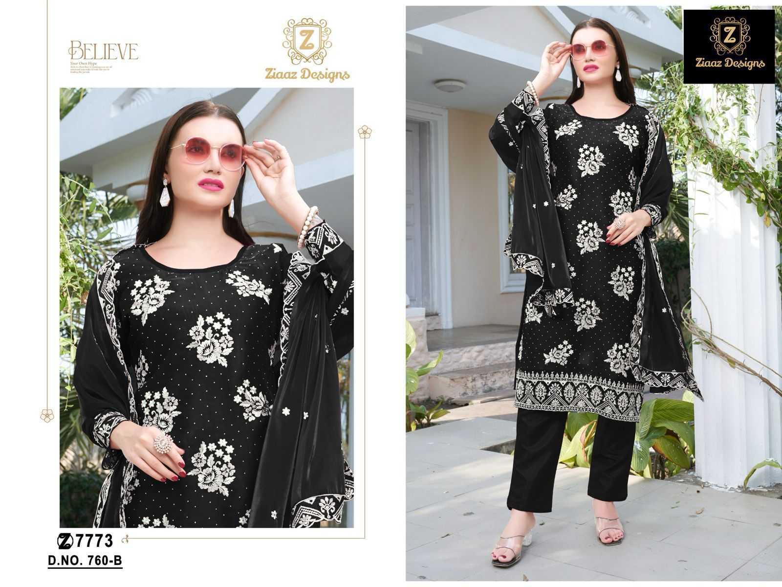 Ynf Jimmy Choo KESH677 Ziaaz Designs 760 Suits & Dresses Islamic Clothing Festive Collections Wholesale Pakistani Suits Embroidery Suits Semi Stitched Suits Manufacturer- Kapda Export