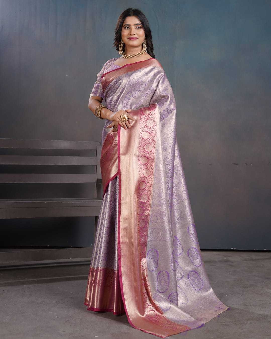 Ynf Kanjivaram Silk KESH692 KANKTALA Silk Sarees Festive Collections Wholesale Kanjivaram Silk Sarees Zari Border Silk Sarees Festival Silk Sarees Manufacturer- Kapda Export