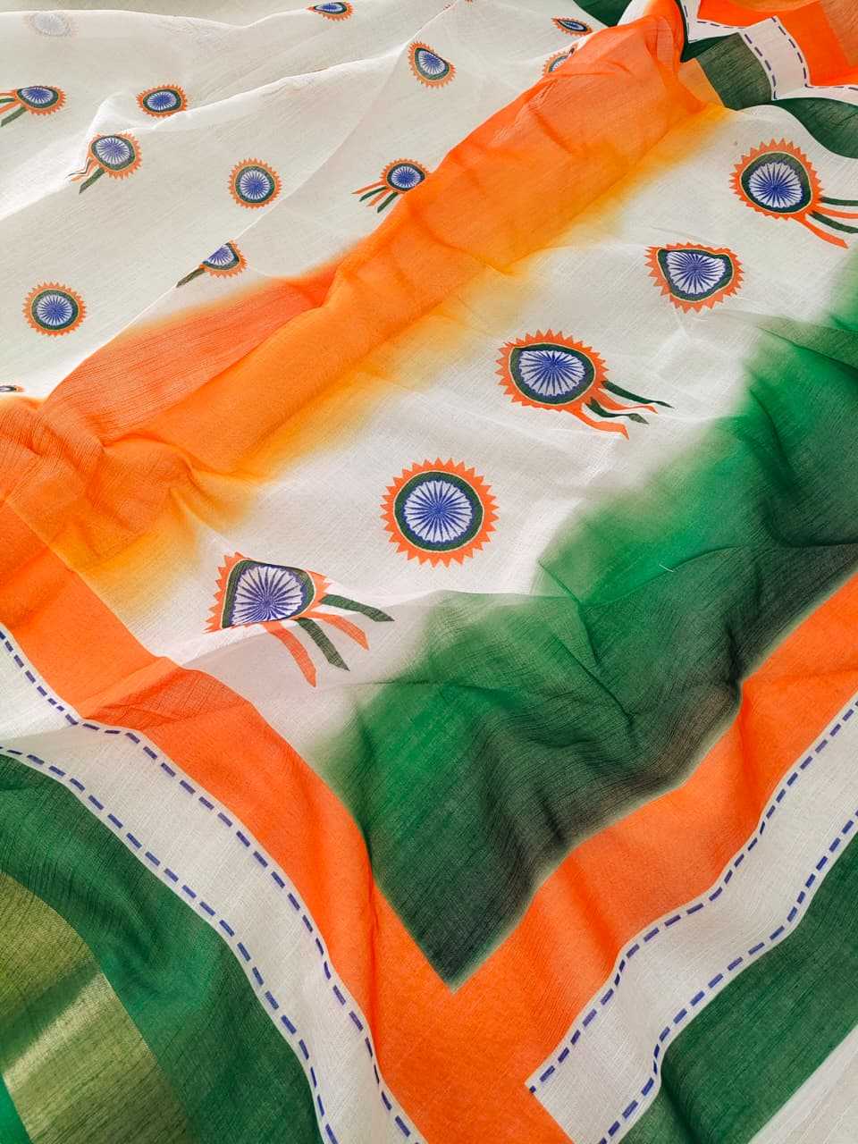 Ynf Linen KESH682 Linen Golden Sarees Festive Collections Wholesale Designer Sarees Printed Sarees Republic Day Collections Manufacturer- Kapda Export