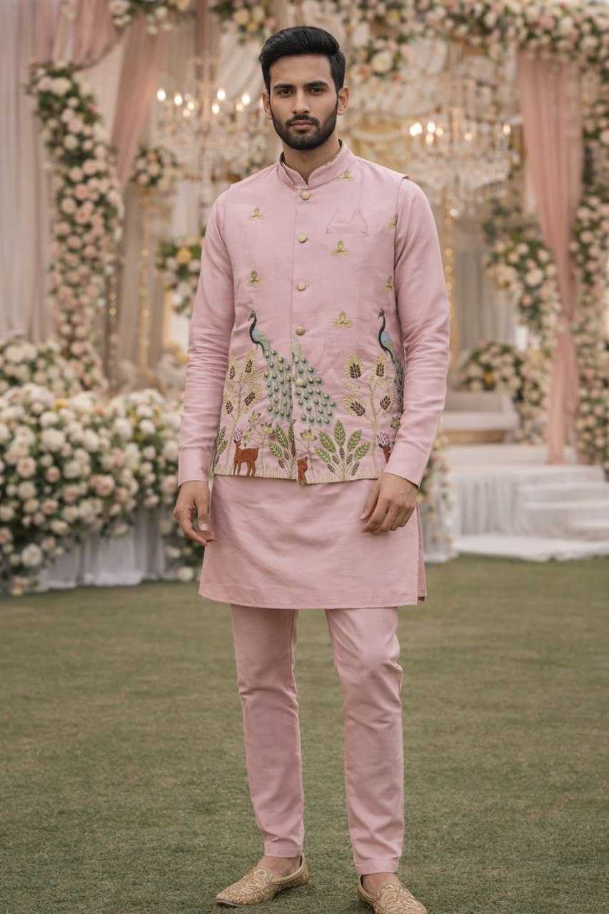 Ynf Malay Satin Silk KESH650 SAVAN Mens Wear Wholesale Mens Kurtas Mens Kurta Pyjama Men Wedding kurta Manufacturer- Kapda Export