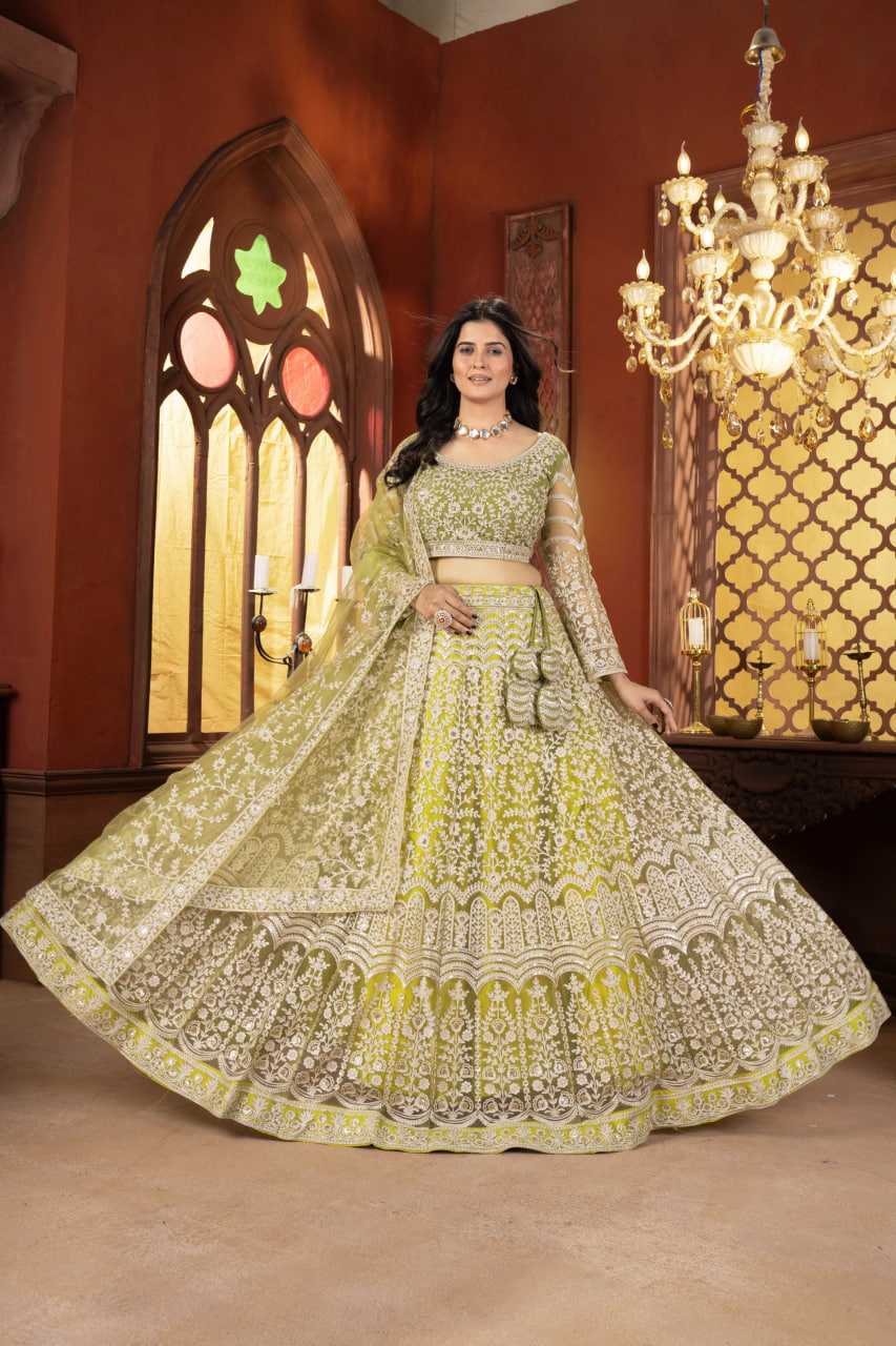 Ynf Net KESH648 1058 Lehengas Wedding Collections Wholesale Embroidered Lehenga Net Lehenga Choli Lehenga With Dupatta Manufacturer- Kapda Export