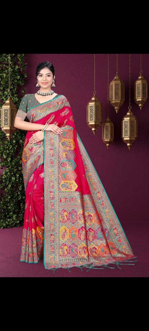 Ynf Pure Silk KESH724 19 Silk Sarees Wholesale Paithani Sarees Soft Silk Sarees Pashmina Silk Sarees Manufacturer- Kapda Export